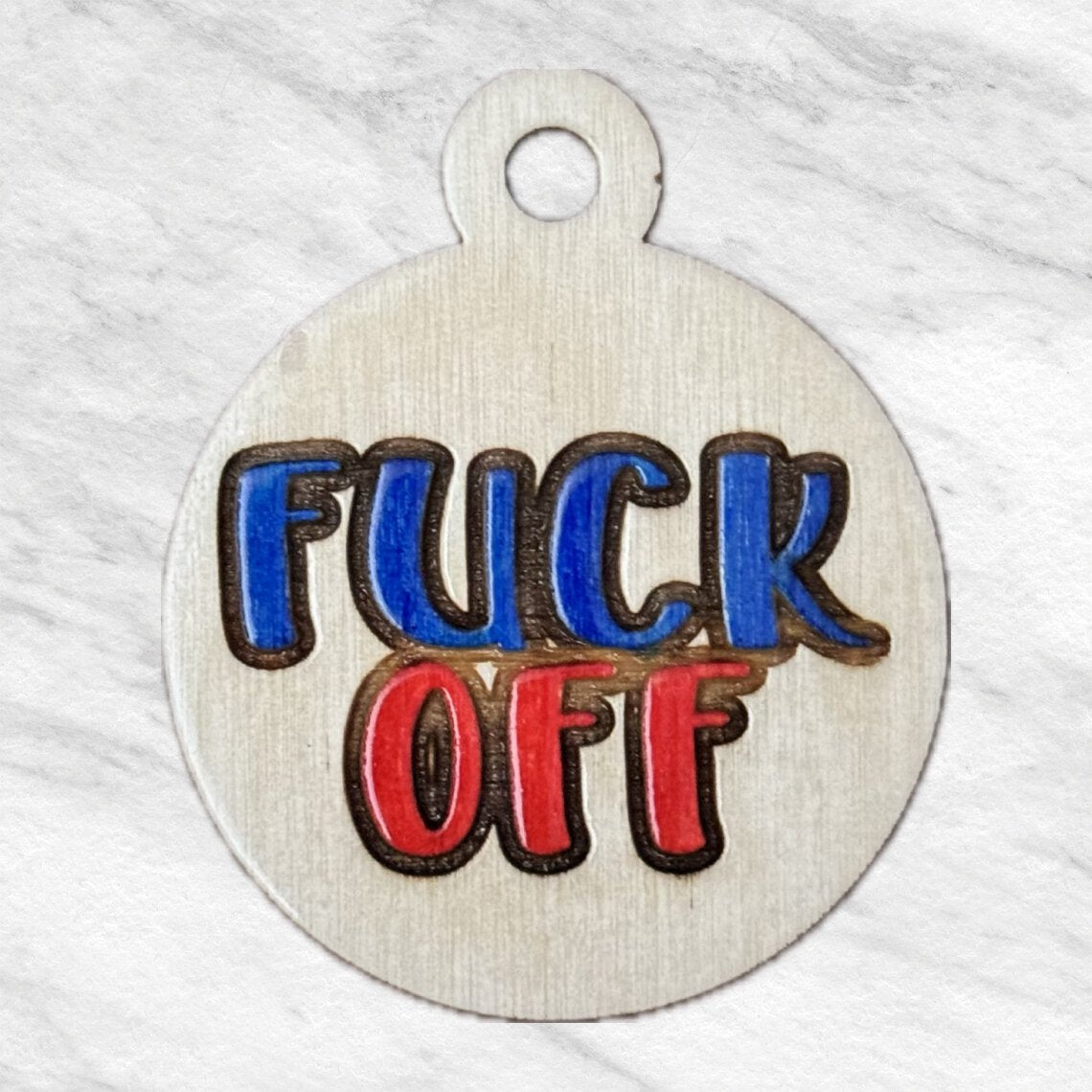 Fuck Off Keychain