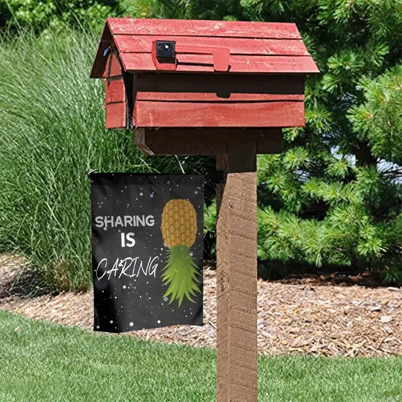 Upside Down Pineapple Garden Flag