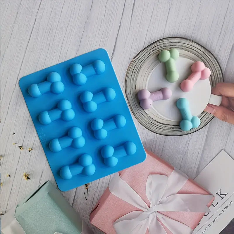 Penis Shaped Candy, Fondant and Ice Cube Mold