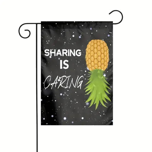 Upside Down Pineapple Garden Flag