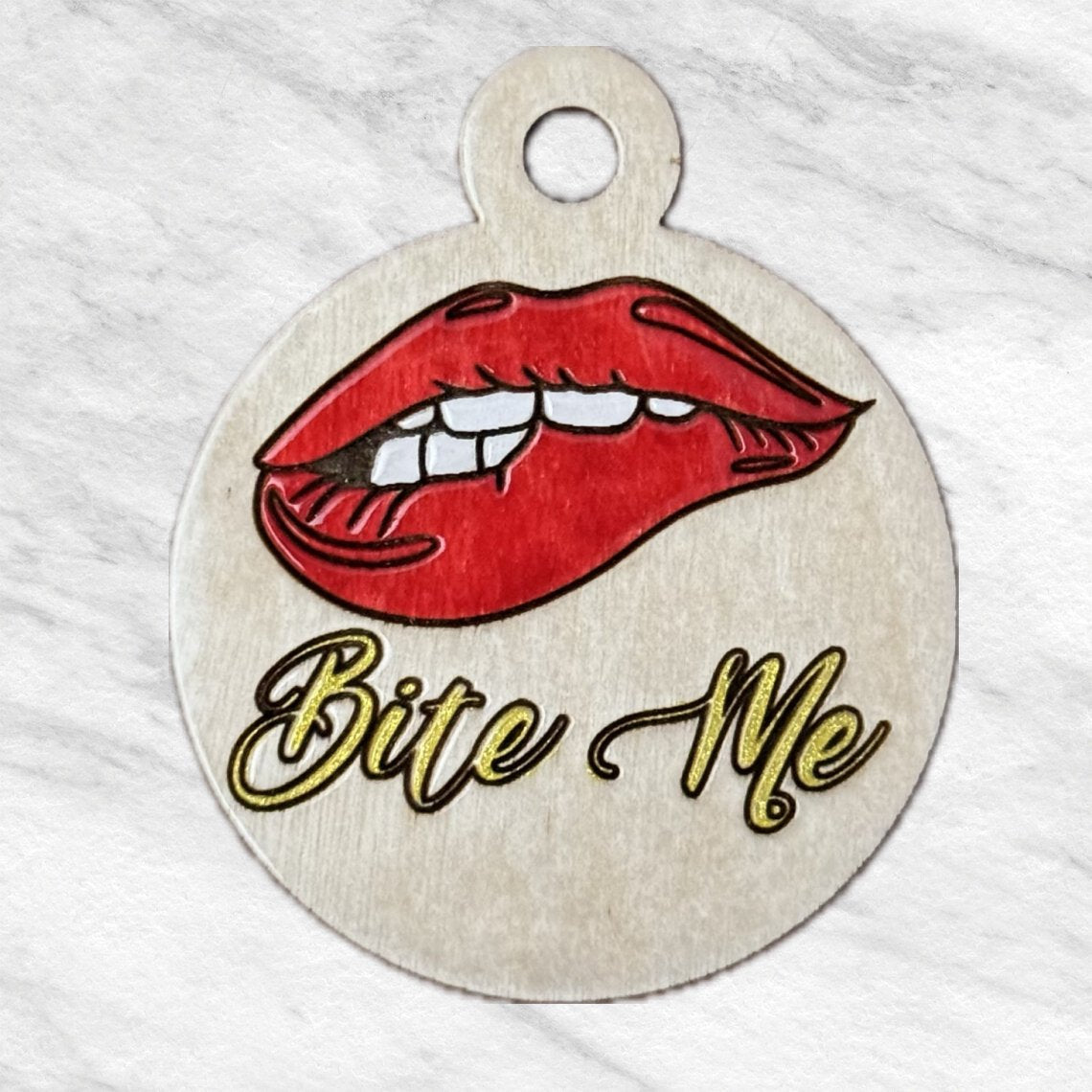 Bite Me Keychain