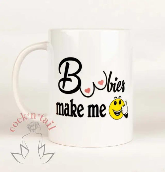Boobies make me Smile Mug