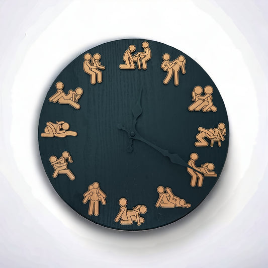 Sex Positions Wall Clock