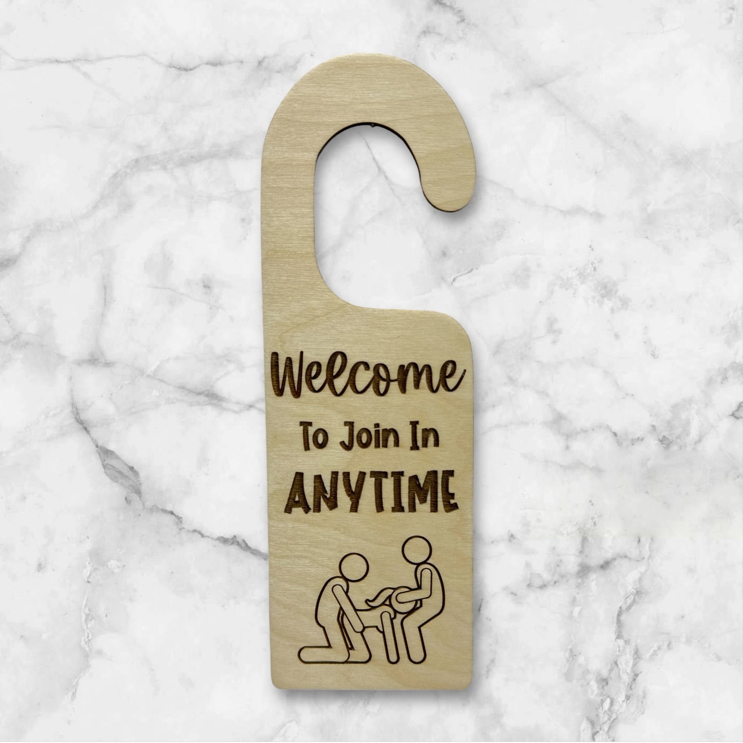 Door Hanger: Welcome to Join In ANYTIME