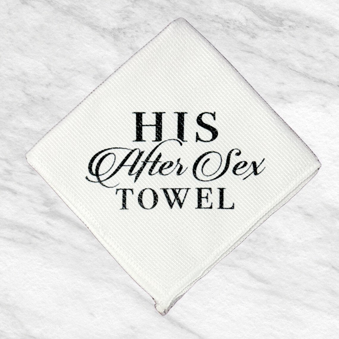 His After Sex Towel